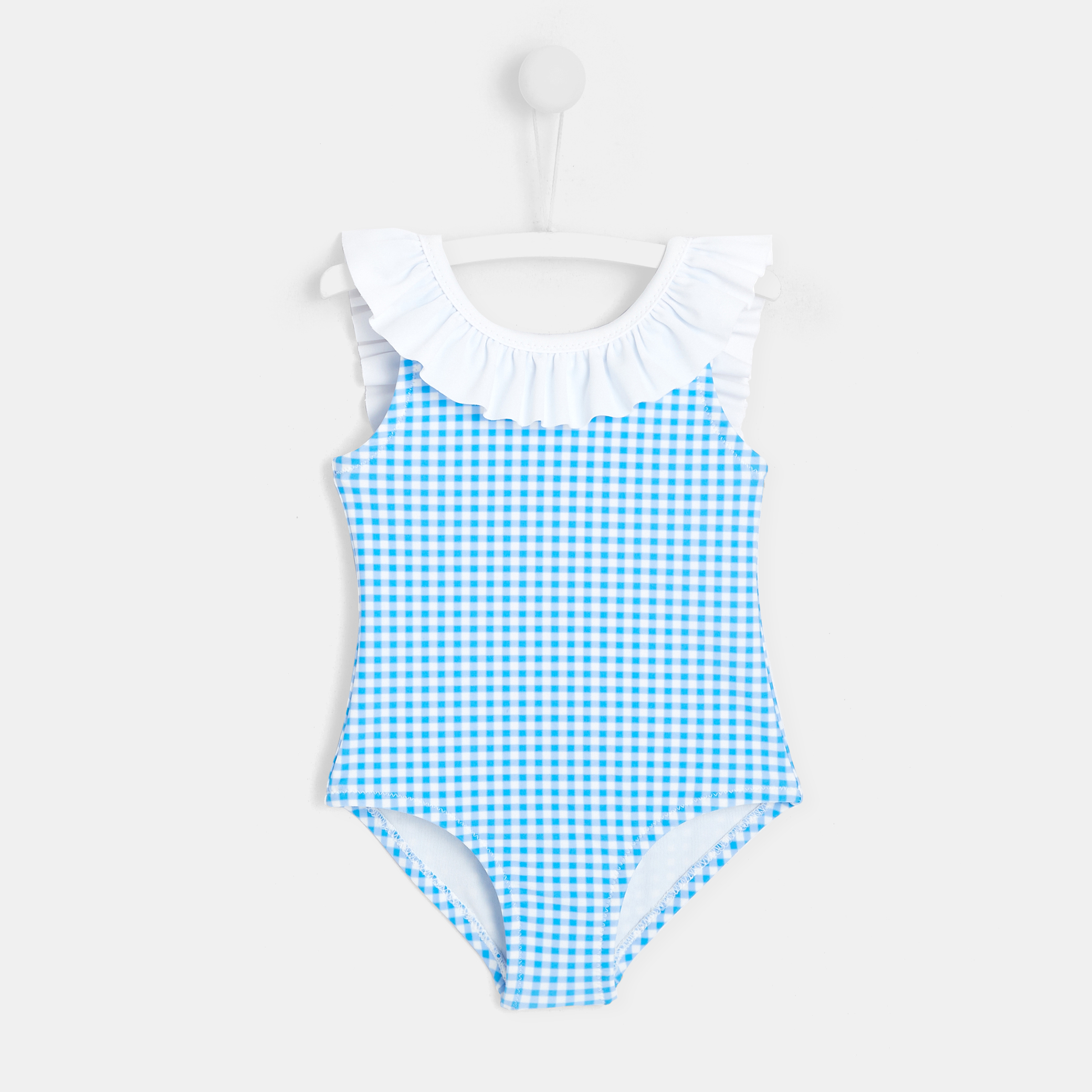 Toddler girl gingham swimsuit