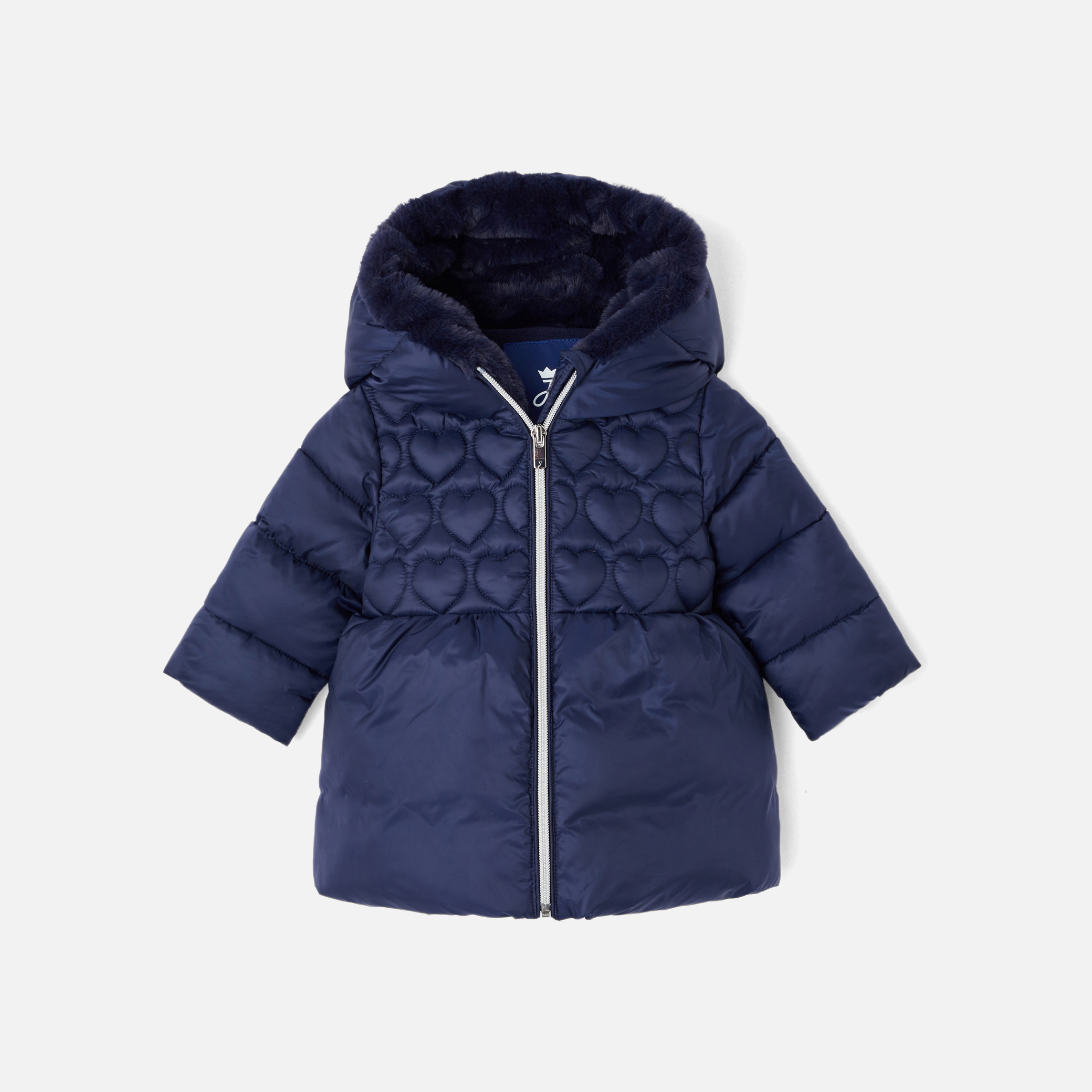 Baby girl mid-length down jacket