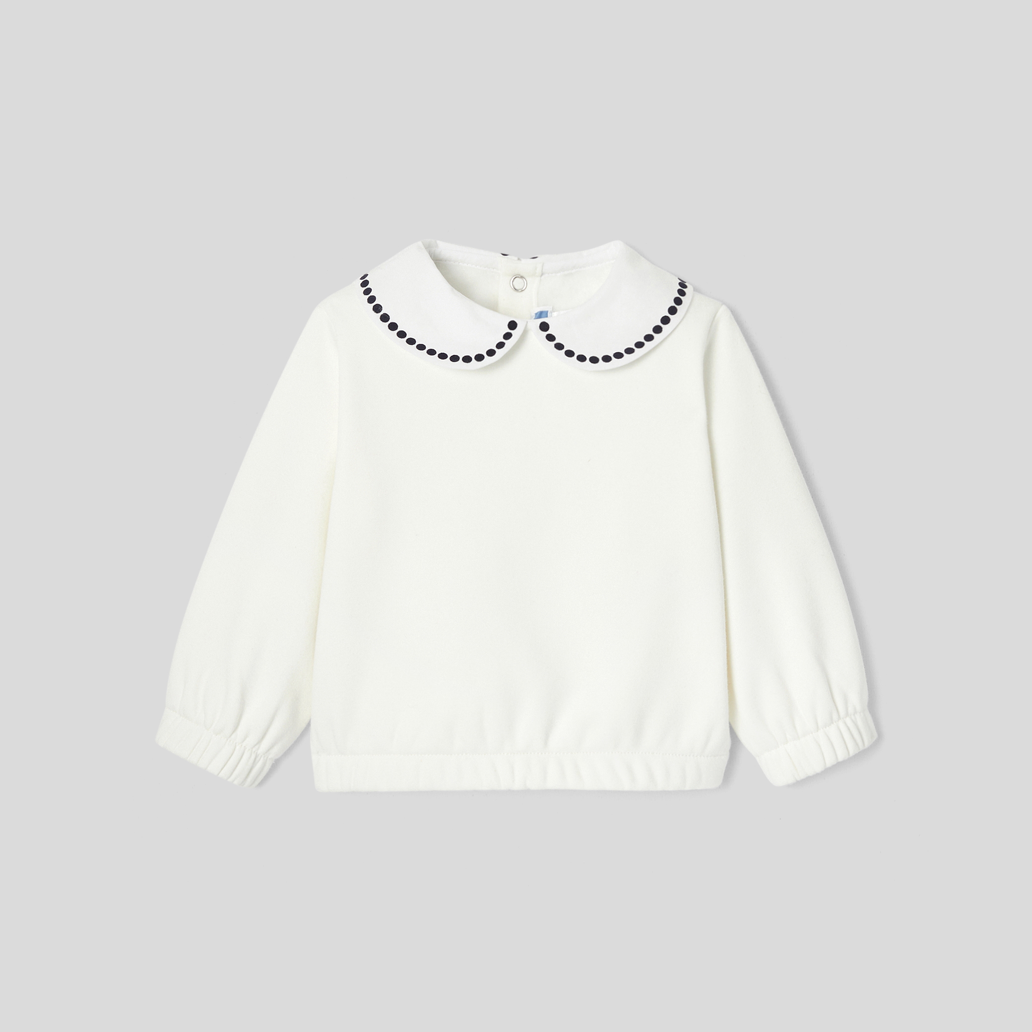 Baby girl fleece sweatshirt
