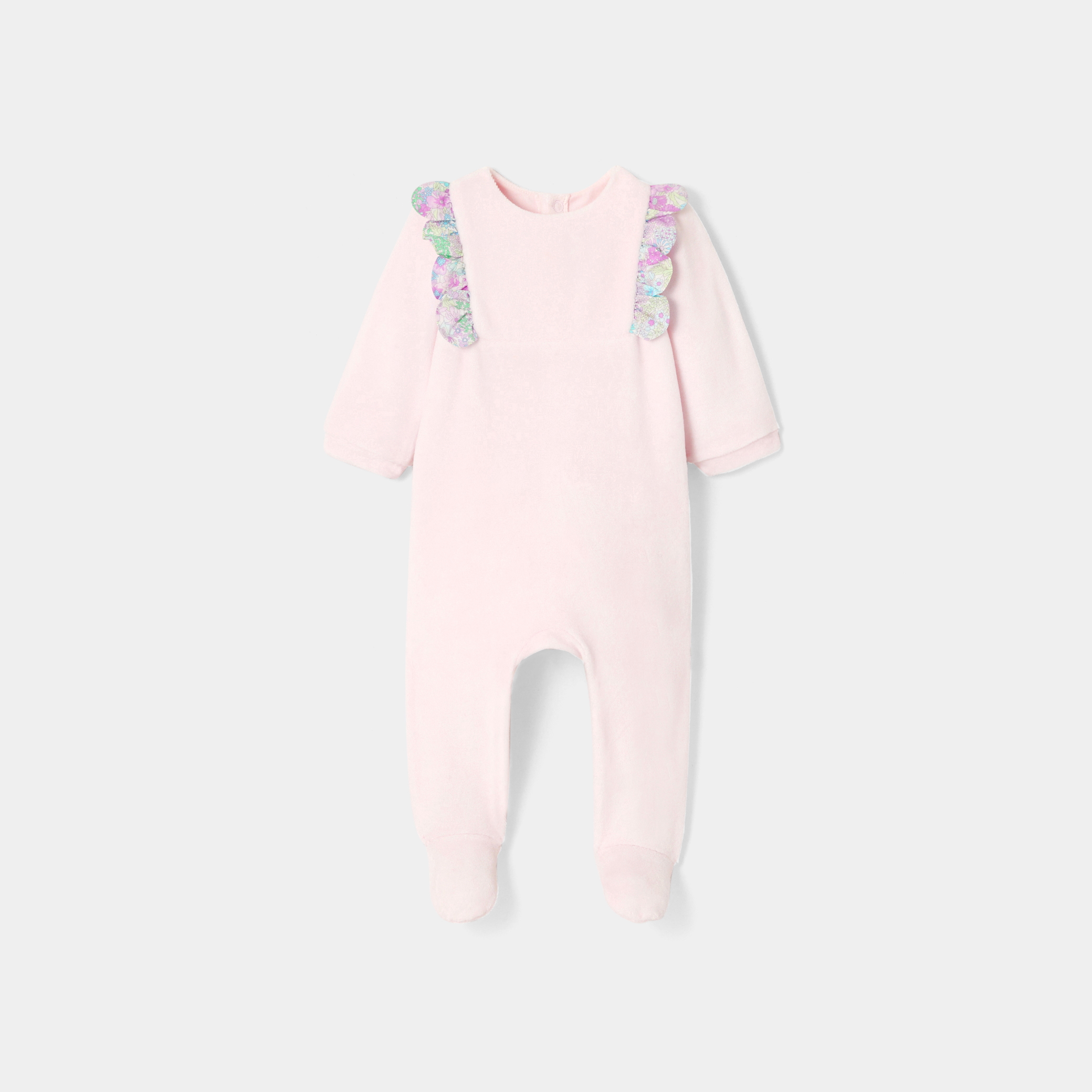 Velvet baby girl pajamas