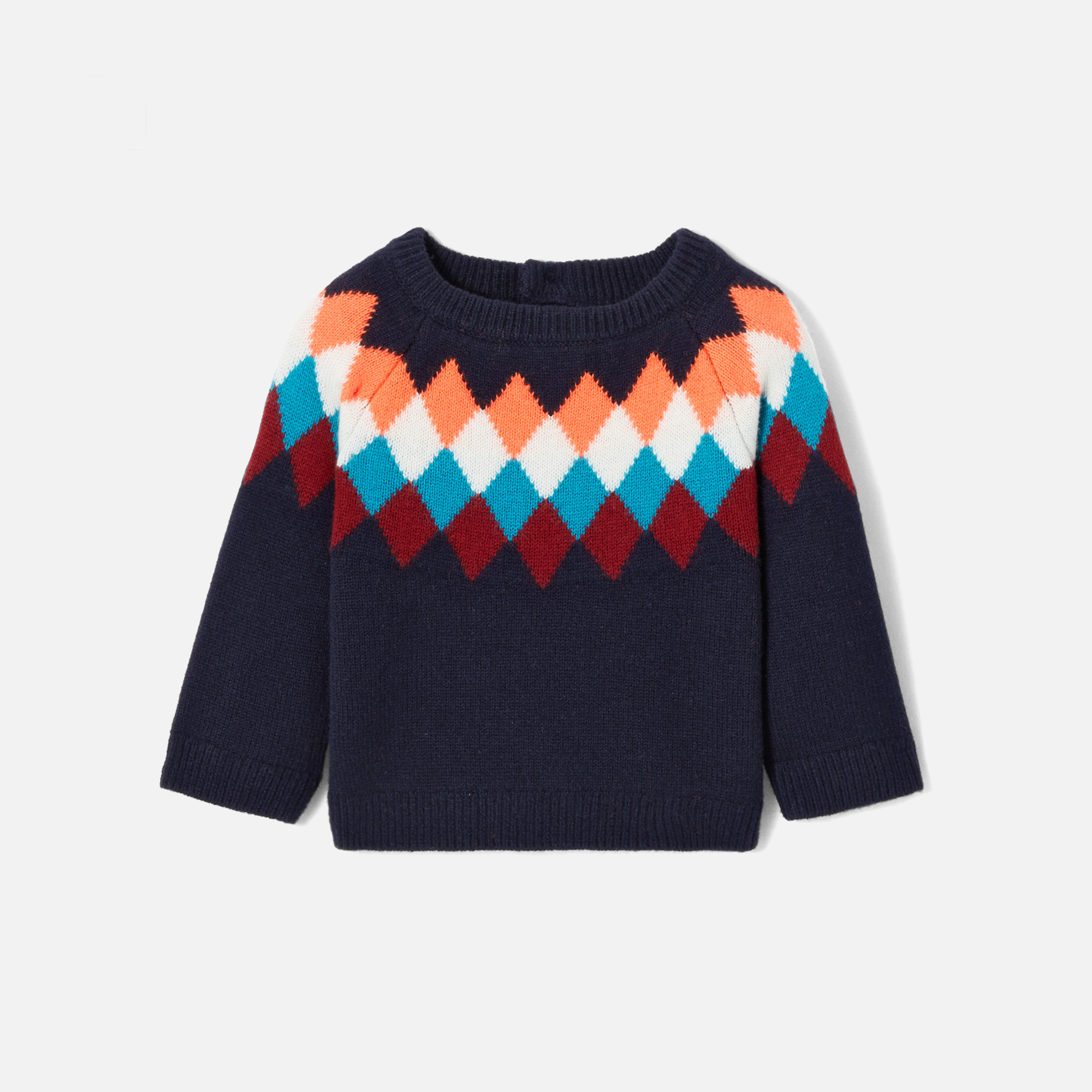 Baby boy jacquard sweater