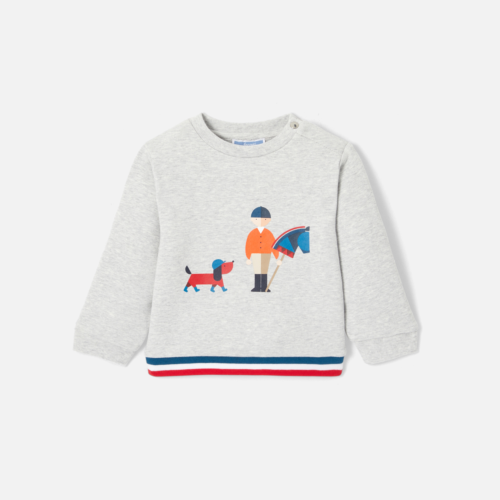 Baby boy fleece sweater