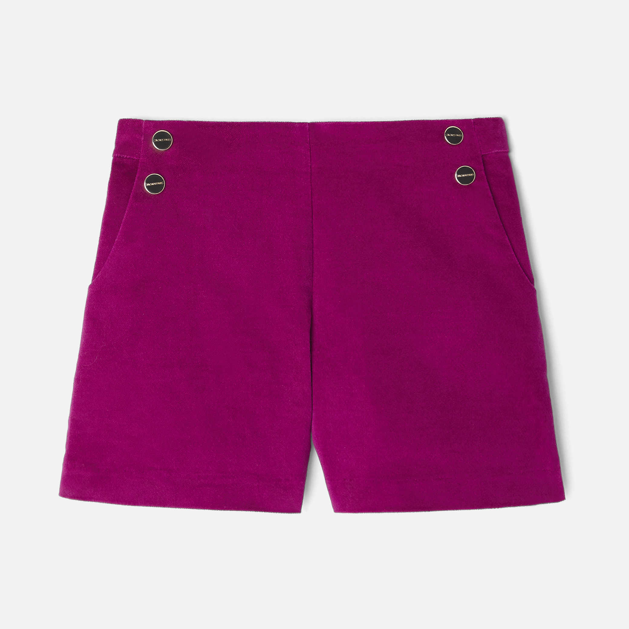 Girl velvet shorts