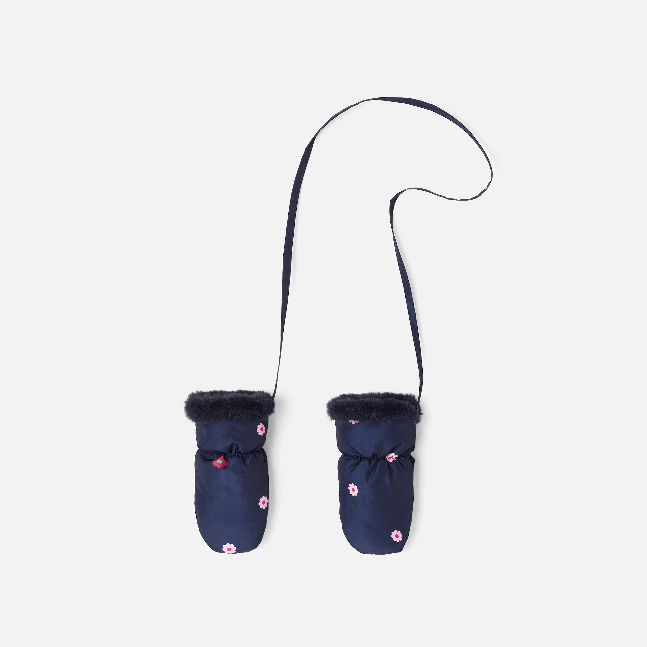 Baby girl nylon mittens