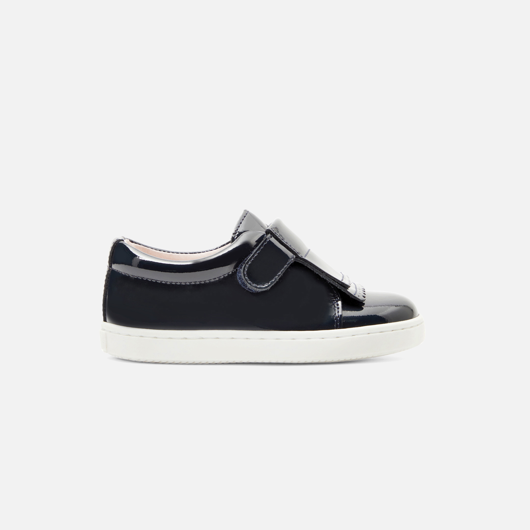 Baby girl sneakers in patent leather