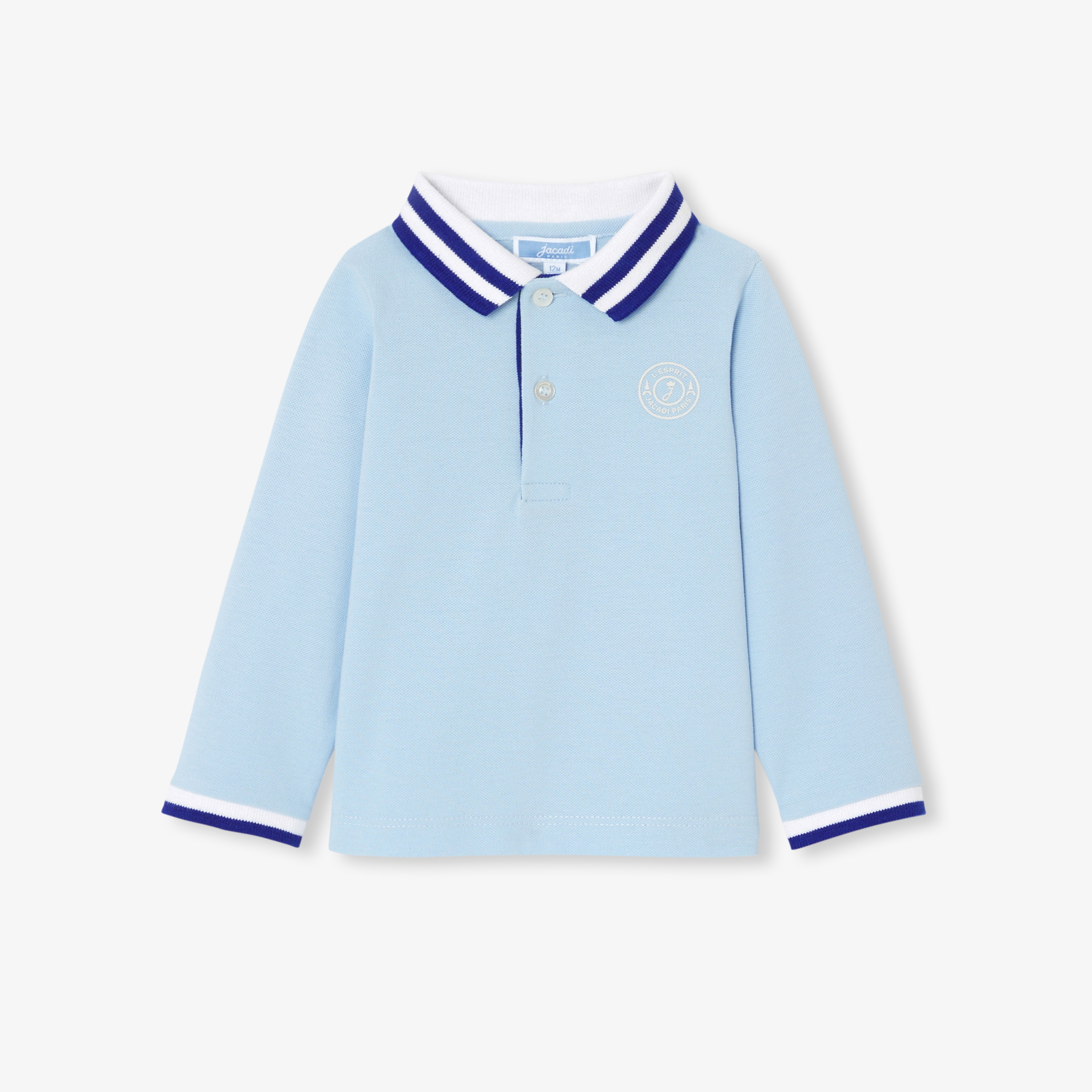 Tricou cu mânecă lungă si guler polo