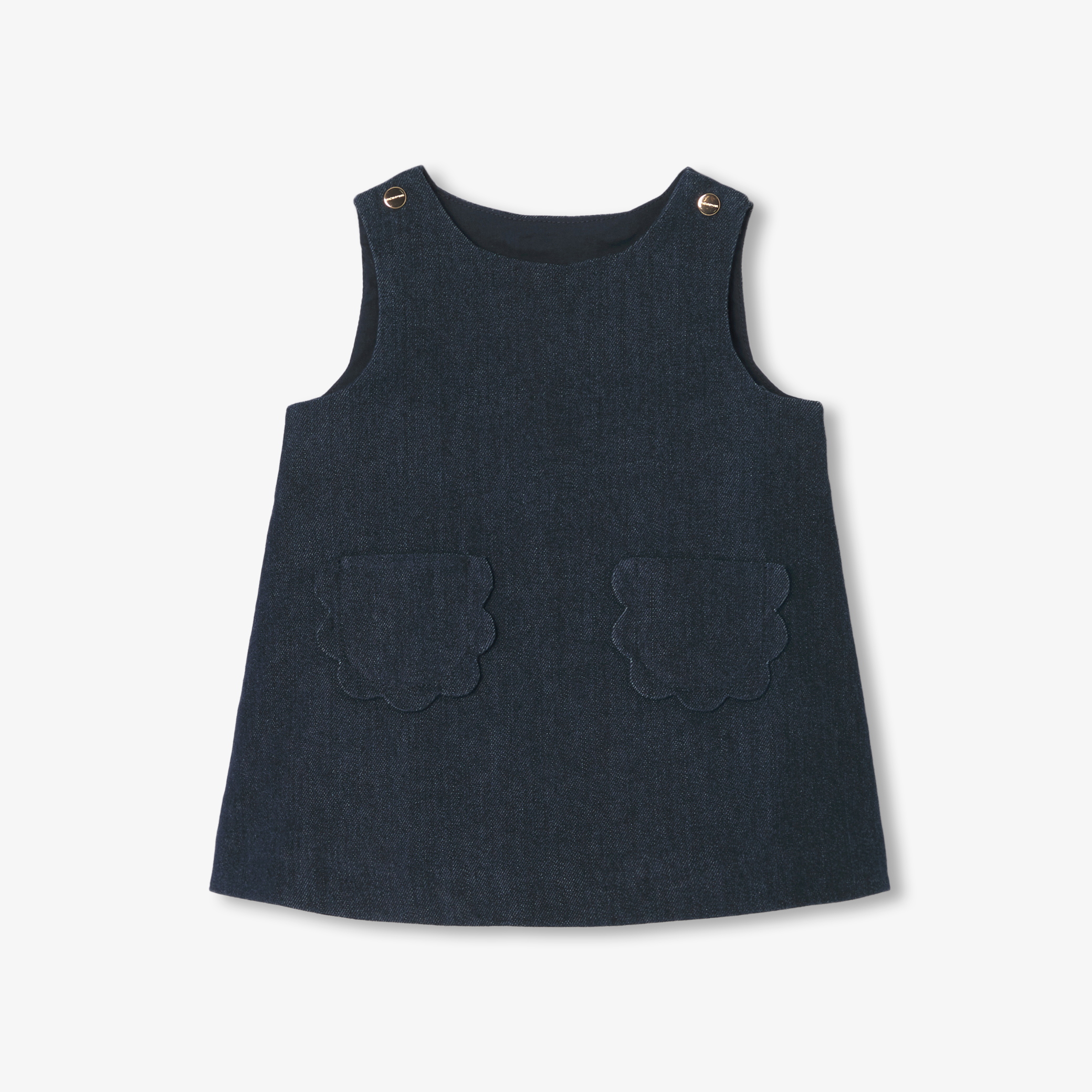 Rochie tip sarafan din denim