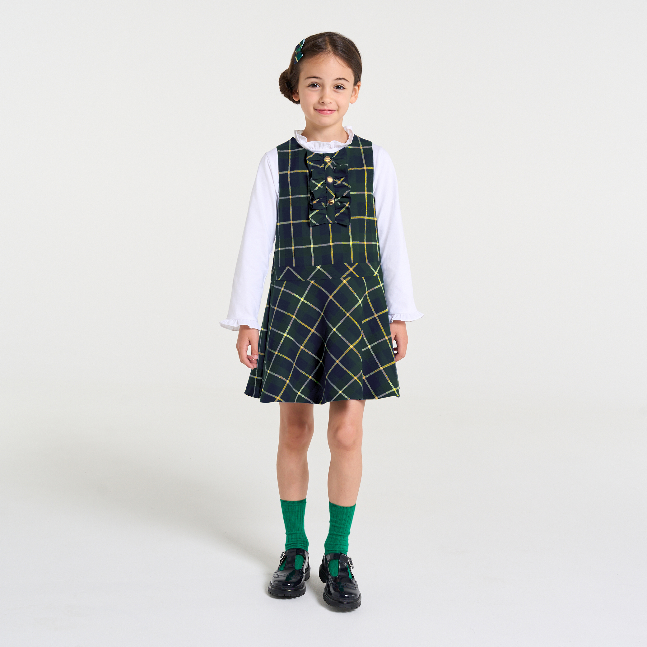 Rochie tip sarafan in carouri