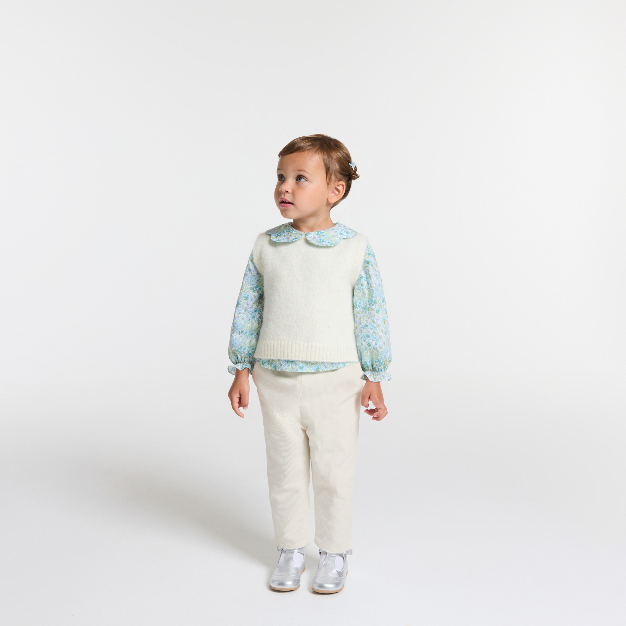 Pantaloni raiati fete